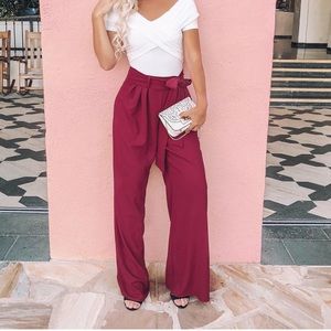 Windsorstore wide leg dress pant